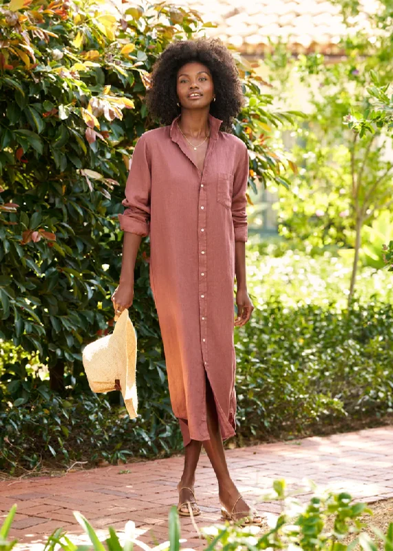 Frank & Eileen | Rory Maxi Shirtdress | Washed Linen