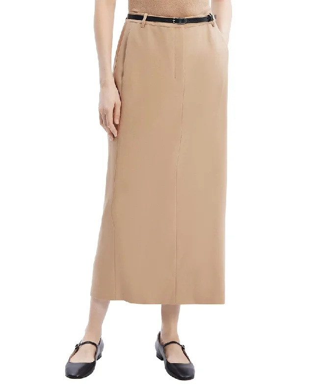 Theory Maxi Trouser Wool-Blend Skirt