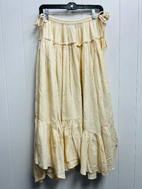 Skirt Maxi By J. Crew In Cream, Size: S