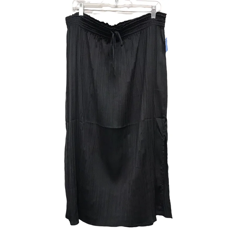 Skirt Maxi By Gap In Black, Size:16