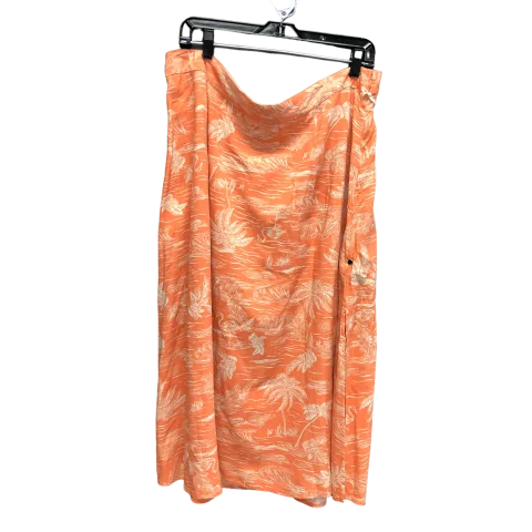 Orange Skirt Maxi Ana, Size 2x