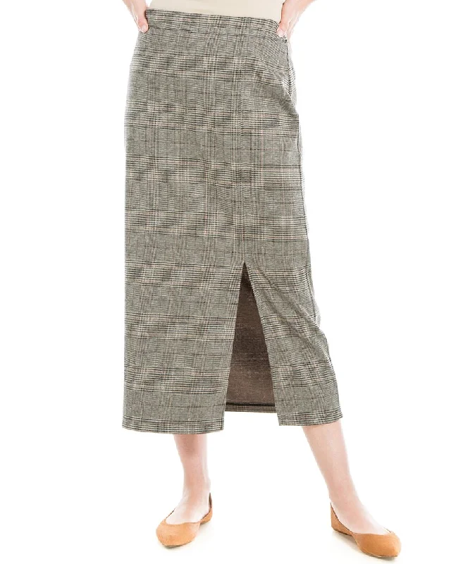 Max Studio Double Knit Midi Pencil Skirt