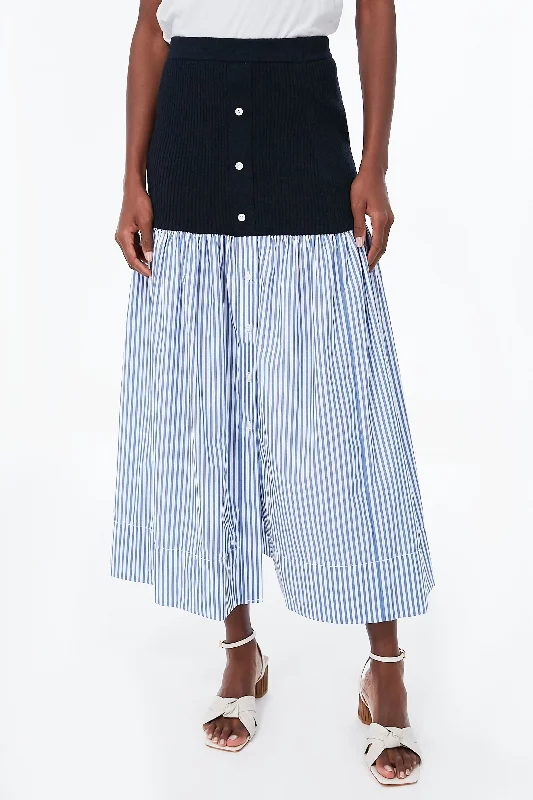 Blue Stripe Miley Skirt