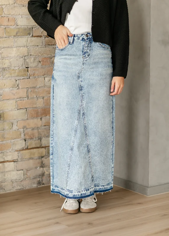 Mina Denim Maxi Skirt