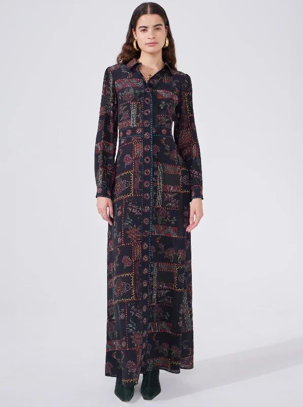 Hayley Menzies Silk Maxi Dress