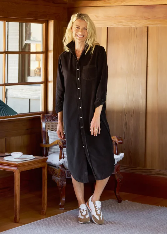 Frank & Eileen | Rory Maxi Shirtdress | Italian Corduroy