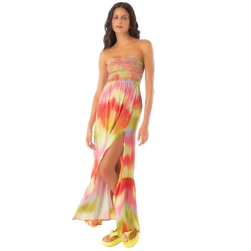 Maaji Lime Ombre Natasha Long Dress Cover Up - Rosa