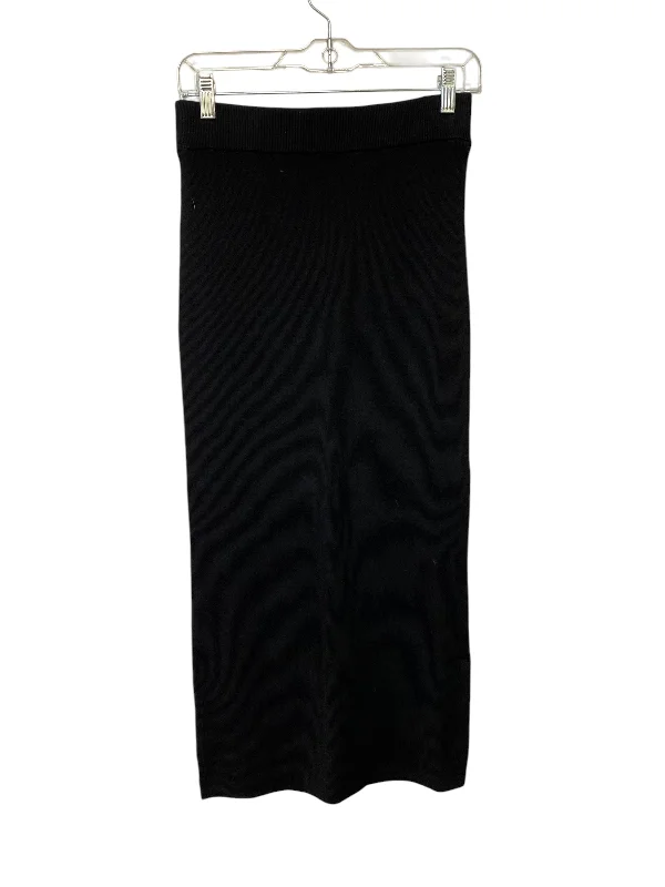 Skirt Maxi By H&m In Black, Size: S