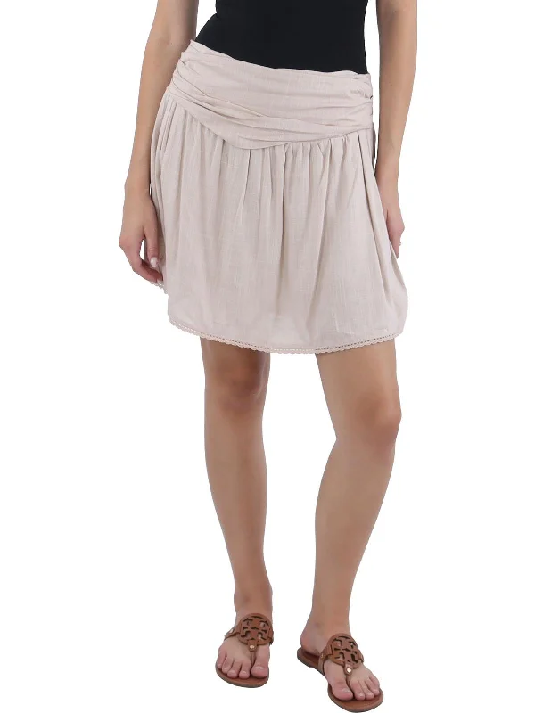 Womens Mini Pleated Skort