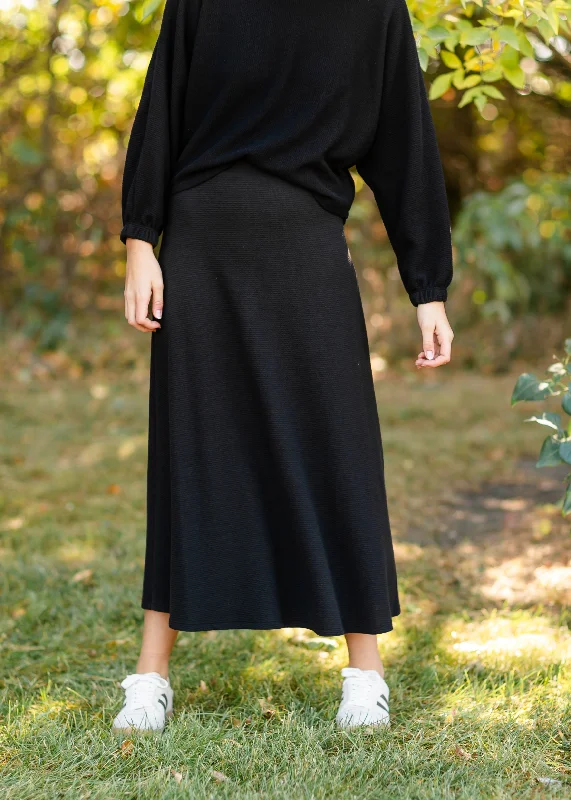 Sylvie Textured Knit Maxi Skirt