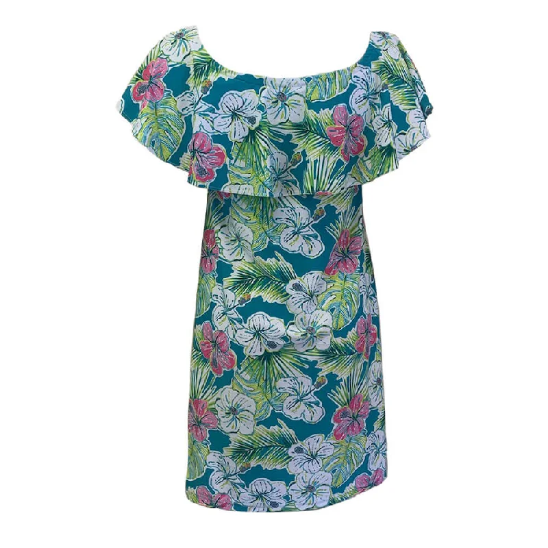 Island Trends Zoey Dress - Maui Hibiscus