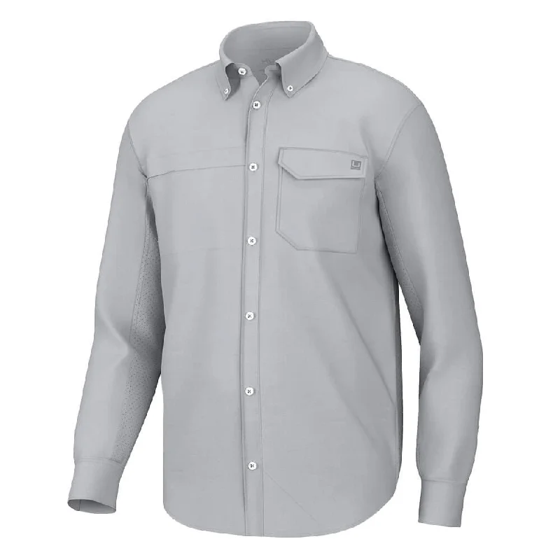 Huk Tide Point Long Sleeve Sport Shirt - Harbor Mist