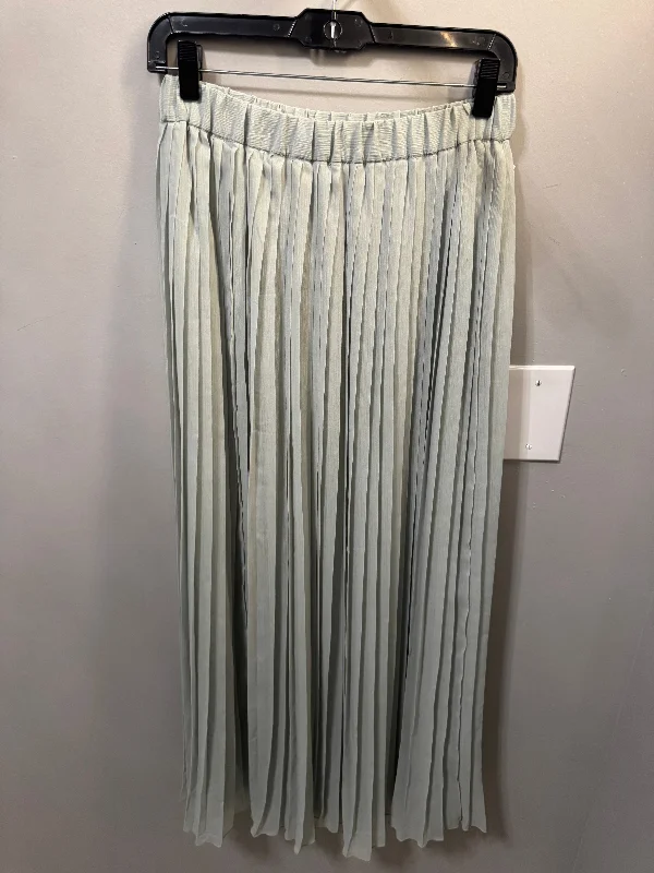 Skirt Maxi By H&m In Green, Size: S