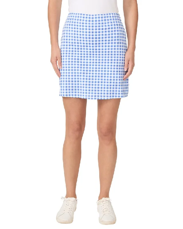 J.McLaughlin Midi Cabana Gingham Briana Skort