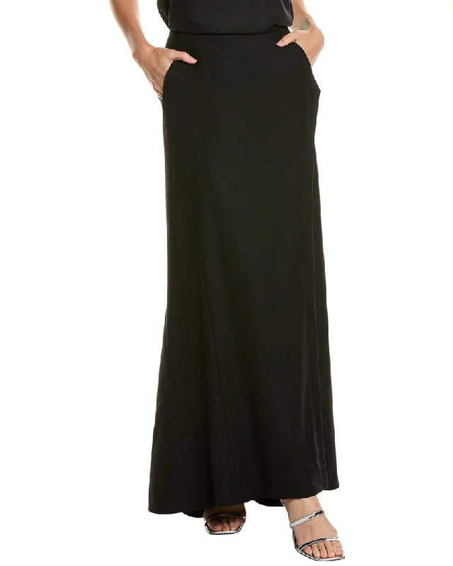 Alberta Ferretti Wool-Blend Maxi Skirt