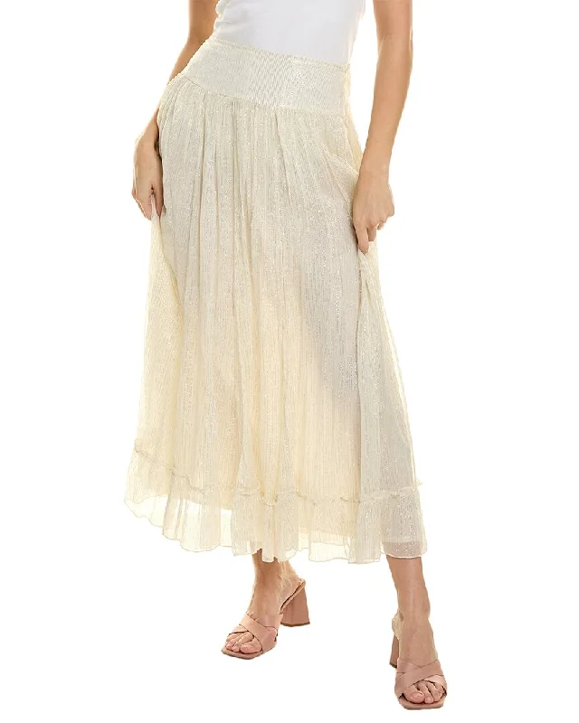 RAGA Zella Lurex Maxi Skirt