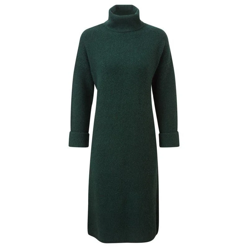 Schoffel Thistle Roll Neck Ladies Dress - Forest