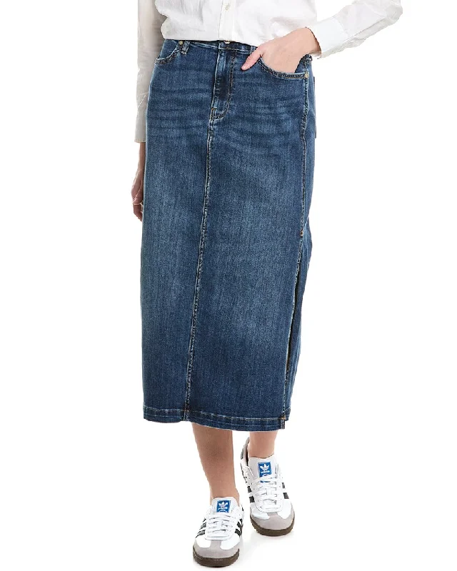 7 For All Mankind Midi Skirt